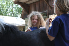 Marula und Samira mit Max